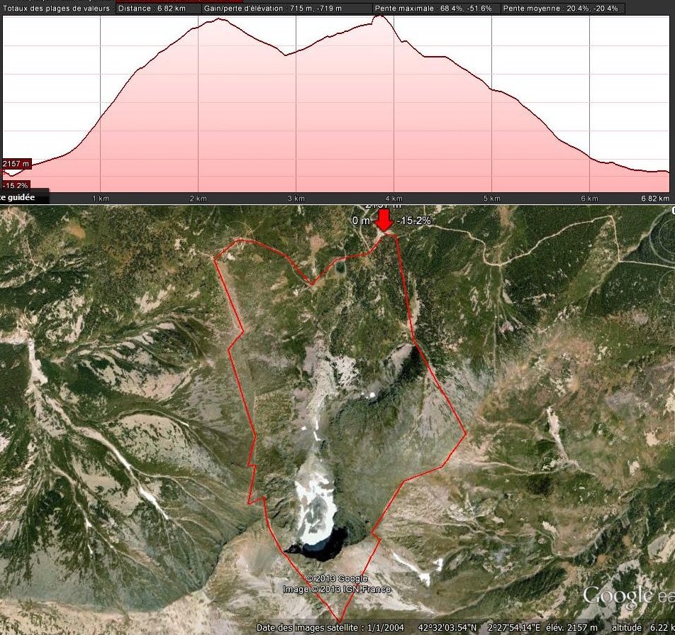 Canigou (Crête Barbet) (profil)